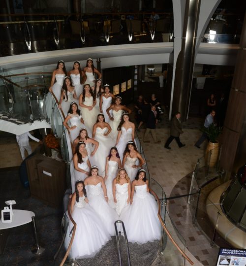 2018 Quinceaneras on Stairs Large